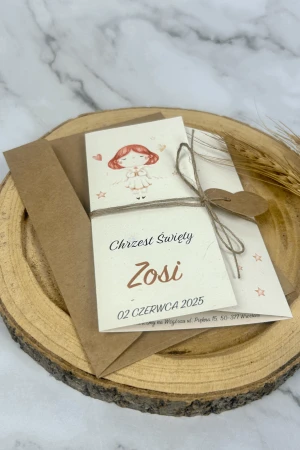 zaproszenie na chrzest święty bocho