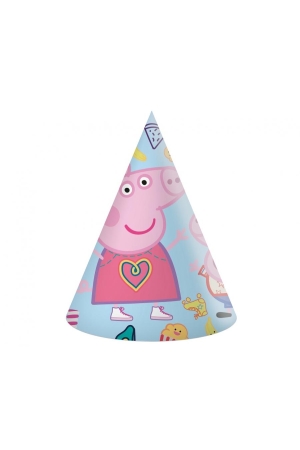 #STAI Czapeczki papierowe Peppa Pig, 6 szt.