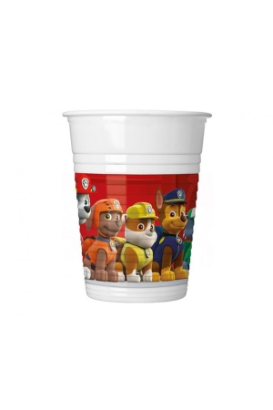 #ZKU Kubeczki plastikowe (WM), Paw Patrol - Ready for Action (Nickelodeon), 200ml, 8 szt. (SUP label) KK