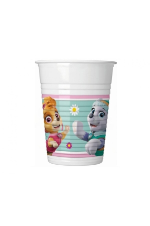 #ZKU Kubeczki plastikowe (WM), Paw Patrol Skye & Everest (Nickelodeon), 200ml, 8 szt. (SUP label) KK