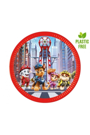 #ZTA Talerzyki papierowe Paw Patrol: The Movie (Nickelodeon) next generation, 23cm, 8 szt. (plastic-free)