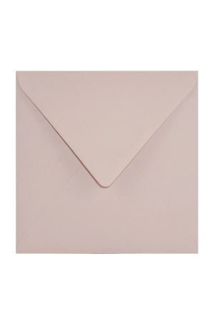 Koperta ozdobna gładka kolorowa ekologiczna kwadratowa K4 15,3x15,3 NK Keaykolour Old Rose różowa 120g -