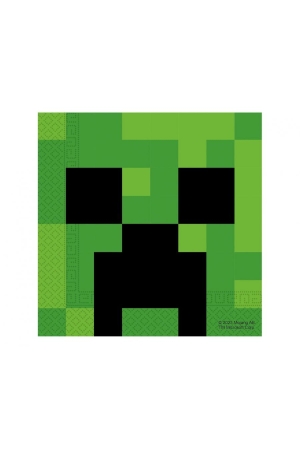 Serwetki papierowe Minecraft, 33x33 cm, 20 szt. (papier FSC)