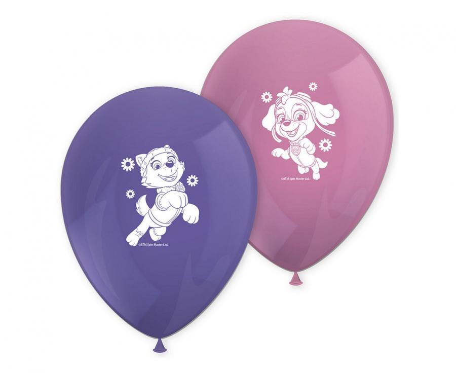 #BL Zestaw 8 balonów Paw Patrol: Skye & Everest (papier FSC)