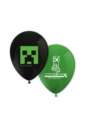 Zestaw 8 balonów Minecraft