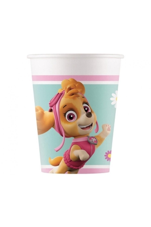 #ZKU Kubeczki papierowe (WM) Paw Patrol Skye & Everest Nickelodeon, 200ml, 8 szt. (SUP label)