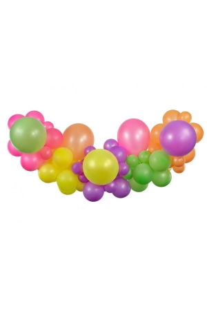 #GB Girlanda balonowa DIY Fluorescencyjna, 65 szt.