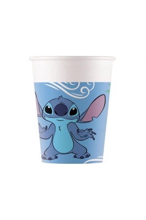 Zestaw 8 kubeczków papierowych Stitch & Angel Disney 200 ml