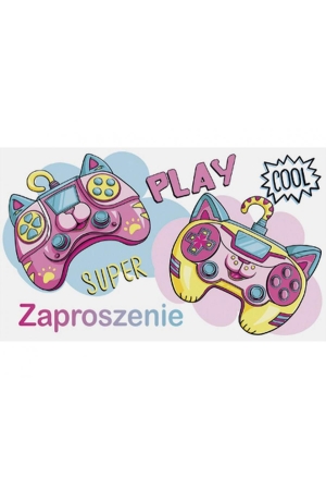 Zaproszenia na Urodziny dla Dziewczynki (160×95 mm) – zestaw 10 szt.