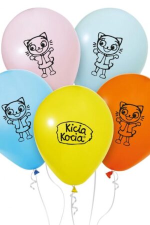 Balony Kicia Kocia – 12/ 5 szt.