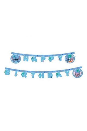 Banner Stitch & Angel Disney Happy Birthday