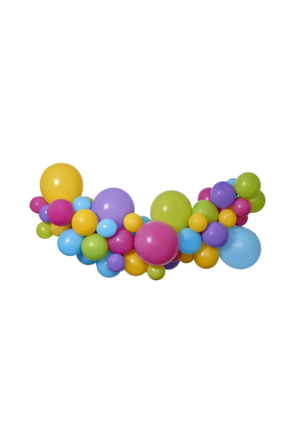 Girlanda balonowa DIY Kolorowa