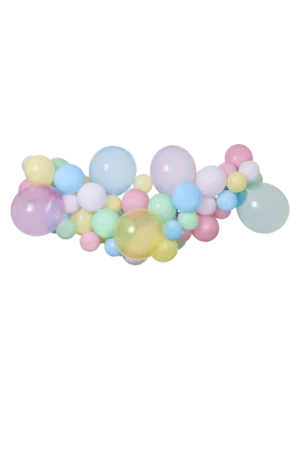 Girlanda balonowa DIY Pastelowa
