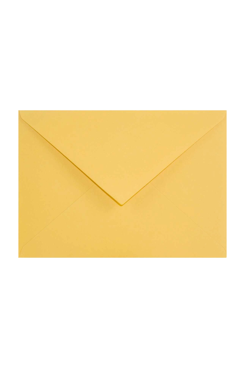 Koperta ozdobna gładka kolorowa ekologiczna B6 12,5x17,5 NK Keaykolour Indian Yellow ciemna żółta 120g